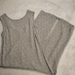 Karol Richardson New York-London Sleeveless Maxi Shift Dress Black And Cream S/M